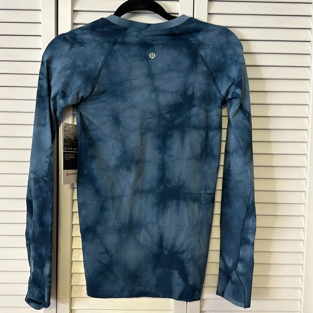 lululemon Swiftly Speed Long Sleeve Marble Tie Die - Picture 2 of 6